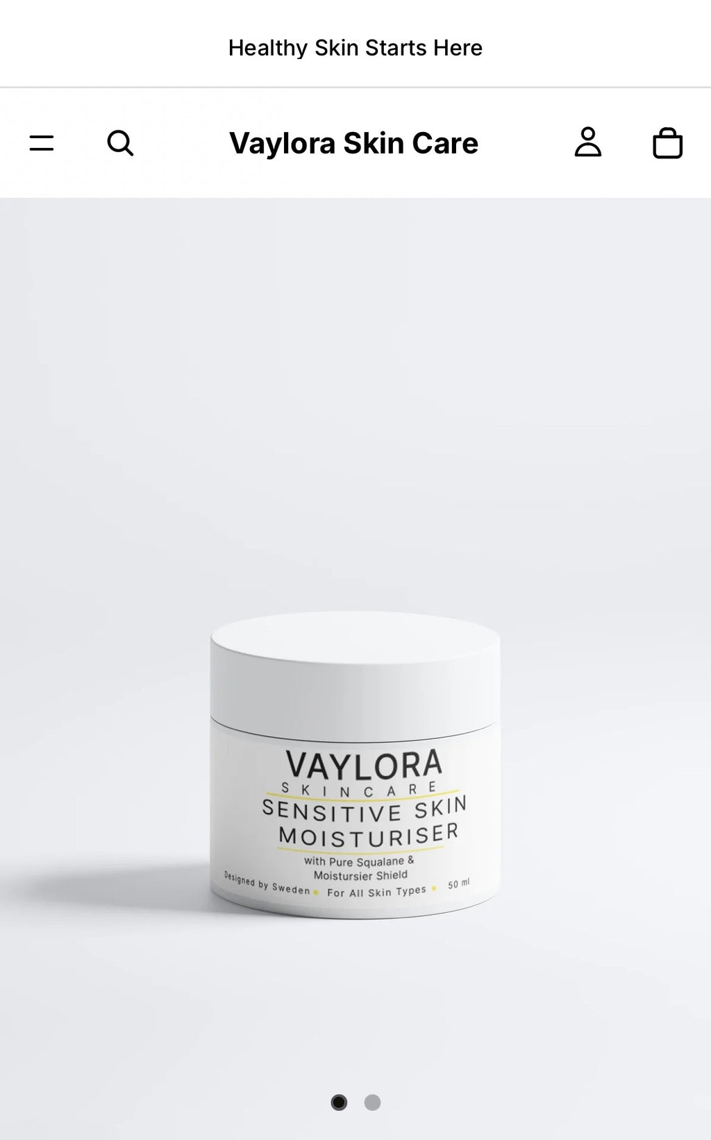 Vaylora Complete 3-Step Organic Skincare Routine Set