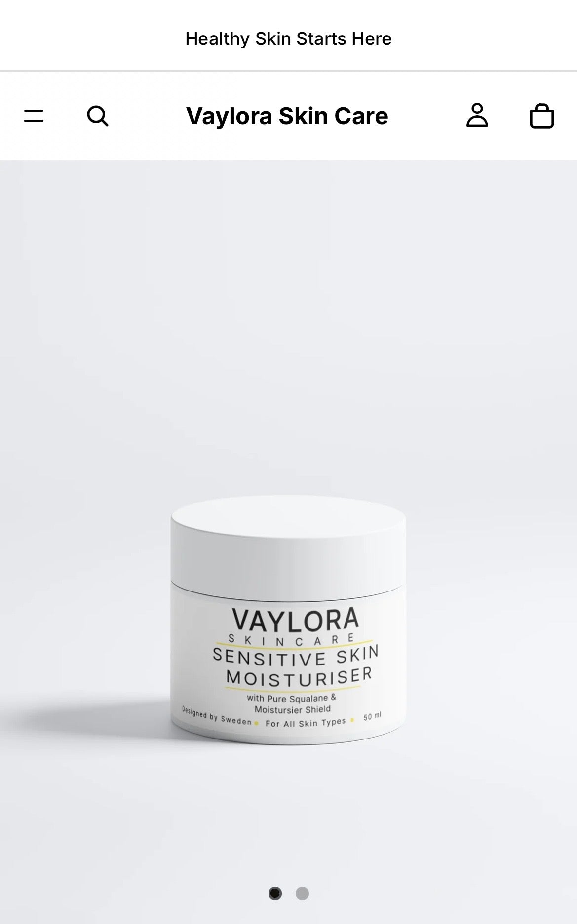 Vaylora Complete 3-Step Organic Skincare Routine Set